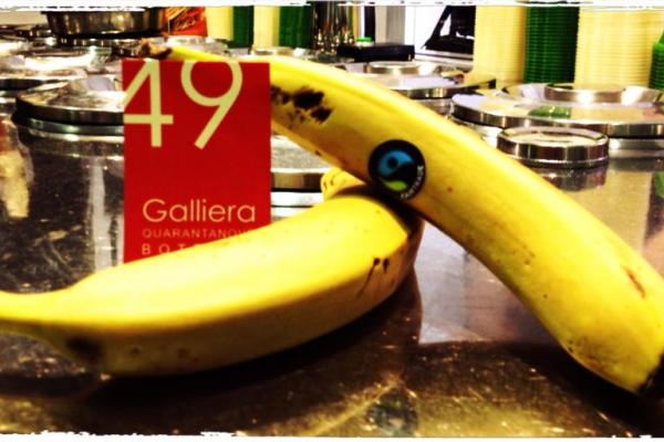 Gelato di Banana Fair Trade Galliera 49 bottega gelateria Bologna